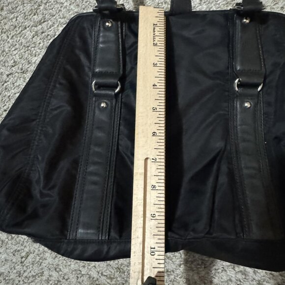 Banana Republic Tote Bag Womens Black Nylon Shoulder Purse Handbag Double Handle - Picture 9 of 11